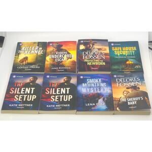 Harlequin Enterprises Intrigue Suspense Book Series [Lot of 8]